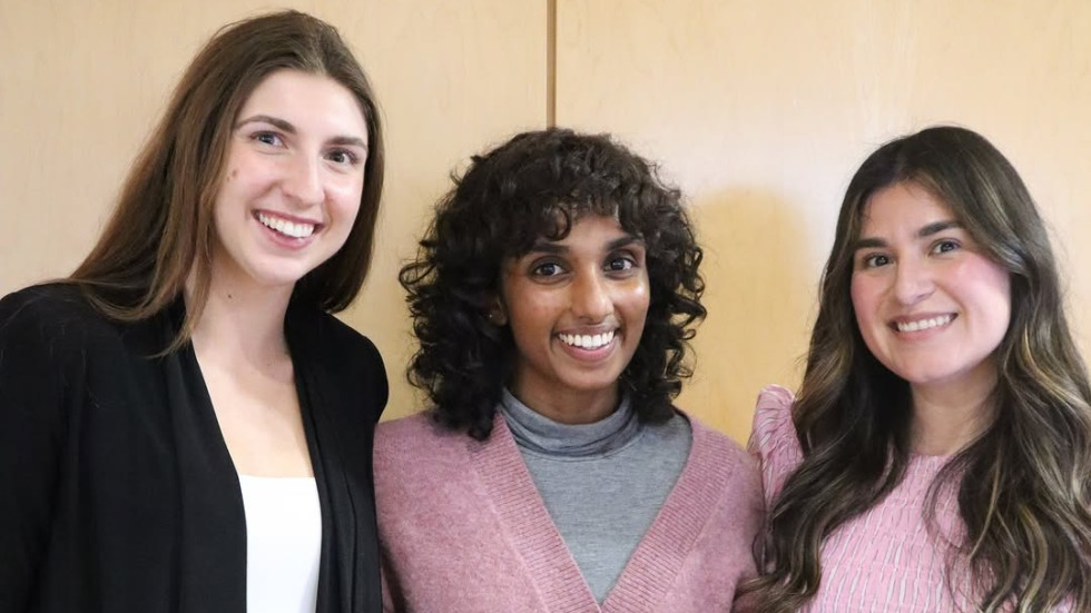 The second group of 3rd year talks on April 2nd, by Michelle Shub, Iz Varghese, and Angie Salaverria.